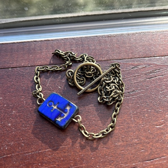 Beach anchor necklace - Picture 1 of 5
